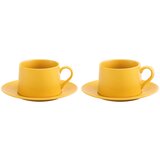 Zafferano Šolje za Čaj Žuta 2/1 -LEV0518 | Eponuda.com