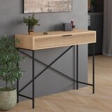 Marckeric Stranska mizica v hrastovem dekorju v naravni barvi 35.5x110 cm Ecrin – | Shoptok.si