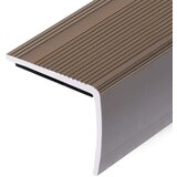  Rubnjaci za stepenice L-oblika 15 kom aluminijski 90 cm smeđi | shoptok.hr