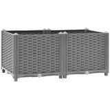 vidaXL Povišena gredica 80x40x38 cm od polipropilena Cijene