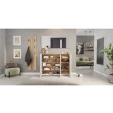 Germania Bela omarica za čevlje v hrastovem dekorju 138x105x25 cm Libbiano – | Shoptok.si