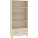 Maison Chic Visoka omara - Komoda - Predalnik HAMAR trdna borovina medeno rjava, (21720034) | Shoptok.si