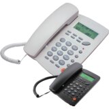 Mean IT Telefon stolni, LCD zaslon, ID broja, handsfree, bijeli - ST-300 White | shoptok.hr