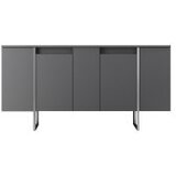 Hanah home komoda luxe anthracite silver | ePonuda.com