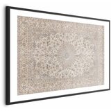  Plakat - Sand Carpet - Worn Persian Rug with Rich Ornamental Motifs 30x21 Crni okvir s margom | shoptok.hr