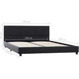  Okvir za krevet od umjetne kože crni 120 x 200 cm | Eponuda.ba