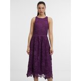 Orsay Purple Women's Lace Dress - Women's Cene