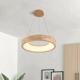 Brilagi -LED luster na sajli FALCON WOOD LED/30W/230V 3000/4000/6000K 45 cm drvo | Eponuda.com