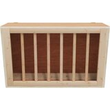 Hranilica za sijeno za zečeve 37x18,5x23 cm masivna jelovina | shoptok.hr
