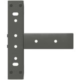  Noge za klubsko mizico v obliki črke T 2 kosa antracit 30x25x(30-31) cm jeklo | Shoptok.si