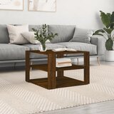 vidaXL Stolić za kavu boja hrasta 59,5x59,5x40 cm konstruirano drvo Cijene