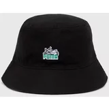 Puma Bombažni klobuk Skate Bucket črna barva, 025133