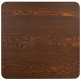 Bistro stol tamnosmeđi 80 x 80 cm MDF | shoptok.hr
