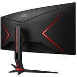AOC Monitor AOC 34" CU34G2X/BK Gaming zakrivljeni Frameless Immersive UltraWide QHD 3440x1440,144Hz. 1ms. VA Panel,HA. DP. HDMI. 3godGAR. Black-red | Eponuda.ba