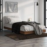 Za krevet smeđi hrast 90 x 200 cm od konstruiranog drva Cijene