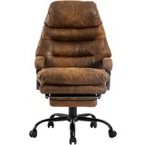 MID.YOU PISARNIŠKI STOL kovina, umetna masa, tekstil rjava, črna | Shoptok.si