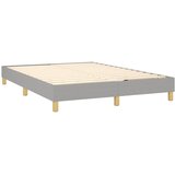  Krevet box spring s madracem svjetlosivi 140x200 cm od tkanine | shoptok.hr