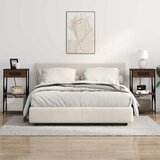  Noćni ormar 2 pcs Smeđi hrast 41 x 31 x 76 cm Konstruirano drvo | shoptok.hr