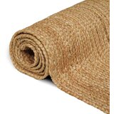 vidaXL Tepih Bež 80 x 250 cm Juta | shoptok.hr