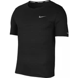 Nike Tehnička sportska majica 'Miler' crna / bijela