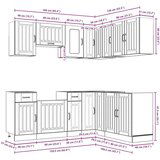  11-dijelni set kuhinjskih ormarića Lucca konstruiranog drva | shoptok.hr