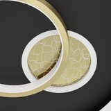 Eglo 901244 - led plafonsko svetlo tiriolo LED/14W/230V+LED/8,5W crna/zlatna | Eponuda.com