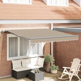 vidaXL Avtomatska retraktibilna tenda bež 350x250 cm, Zamenjava blaga za tendo dimenzij 3.5x2.5 m bež Cene