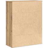 vidaXL Regal za knjige boja hrasta 60x24x76,5 cm konstruirano drvo | shoptok.hr