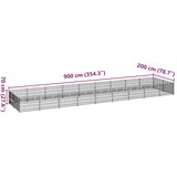  Kavez za pse crni 18 m² čelični | shoptok.hr