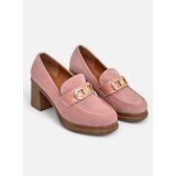 Resti Women's Moccasins on a Block Heel Qeroy | ePonuda.com