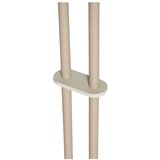 Hübsch Bež stoječa svetilka s steklenim senčilom (višina 165 cm) Come – | Shoptok.si