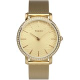 Timex Ročna ura City TW2V52200 Zlata | Shoptok.si