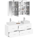  Set namještaja za kupaonicu 4 kom. Bijela | shoptok.hr