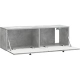 TV ormar za zid 98 x 31 x 30 cm Betonska siva Konstruirano drvo | shoptok.hr