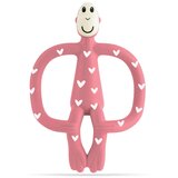 Matchstick monkey grizalo z masažno zobno ščetko Classic love hearts | Shoptok.si