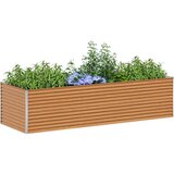  Vrtna visoka greda 290 x 100 x 68 cm Cinkana jeklena, (5000287679) | Shoptok.si