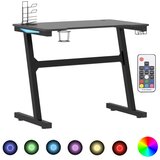 Maison Chic gaming miza - računalniška miza z nogami Z-oblike črna 90x60x75 cm, (21785220) Cene