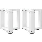  Noge za klub stolić T-oblika 2 kom Bijele 30x25x(30-31) cm Čelik - Bijela 30 x 25 x (30-31) cm 1 | shoptok.hr