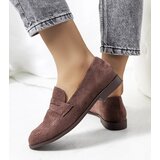 Gemre Brown leather studded oxfords Ishana | shoptok.hr
