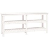 vidaXL Delovna miza bela 181x50x80 cm trdna borovina | Shoptok.si