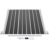  Set panela za ogradu WPC 1737 x 186 cm crni | shoptok.hr