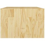 vidaXL Klubska mizica 75x50x33,5 cm trdna borovina | Shoptok.si