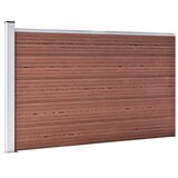  Vrtna ograda WPC 175 x 105 cm smeđa | Eponuda.com