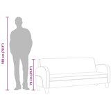  Trosjed od Umjetne Kože Crni | shoptok.hr