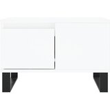  Stolić za kavu bijeli 55 x 55 x 36,5 cm od konstruiranog drva | Eponuda.com