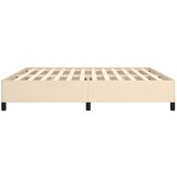  Posteljni okvir krem 200x200 cm blago, (20724526) | Shoptok.si
