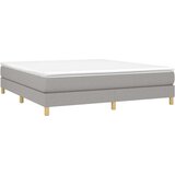  Box spring s madracem svjetlosiva 160x200 cm tkanina | shoptok.hr