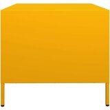  Stolić za kavu boje senfa 68,5x50x43,5 cm hladno valjani čelik | Eponuda.ba