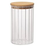 DP3342 POSUDA ZA ZAČIN REBRASTA STAKLO/BAMBUS 9X12CM | Eponuda.ba