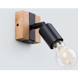  Stenska svetilka ZUCA črna, (21347854) | Shoptok.si